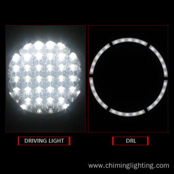 10-30V Round 75W Led Work Light Spot Lamp Offroad Truck Tractor 7 inch round driving light